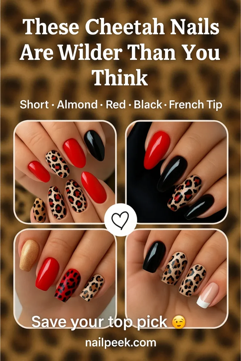 27 Cheetah Nail Designs That Will Bring Out Your Wild Side 39 cheetah nail designs 2026 — bold animal print manicure fierce stylish