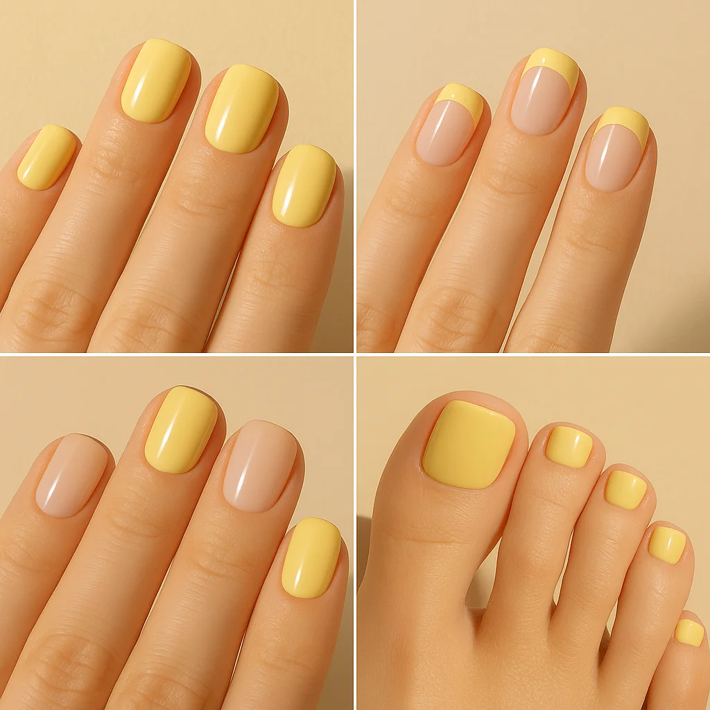 Kendall Jenner’s Short Butter Yellow Nails Are the Chicest Trend of 2025 11 How to Wear Butter Yellow Nails Yourself