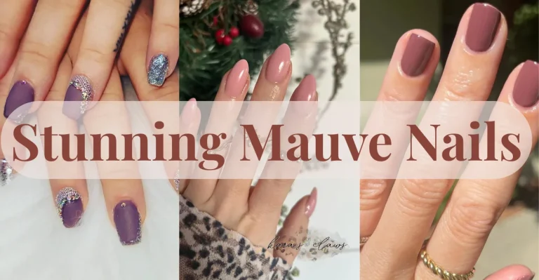 Mauve Nails Designs