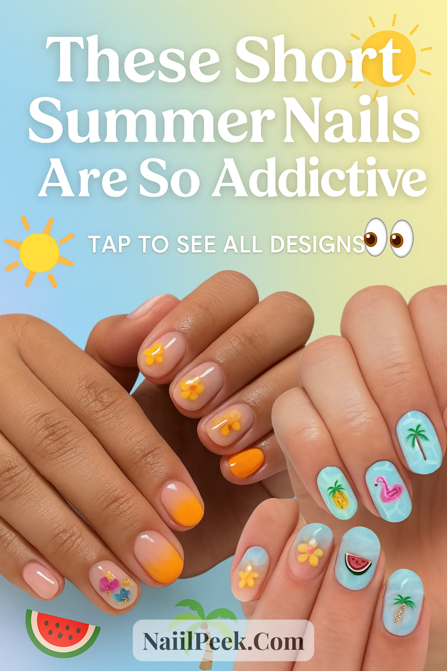 35+ Short Summer Nails You’ll Want to Copy This Season 1 Short Summer Nails