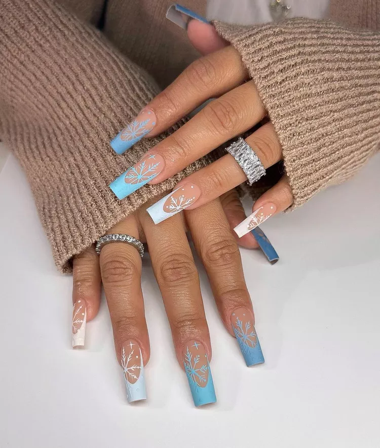 Snowy Tips Elegance