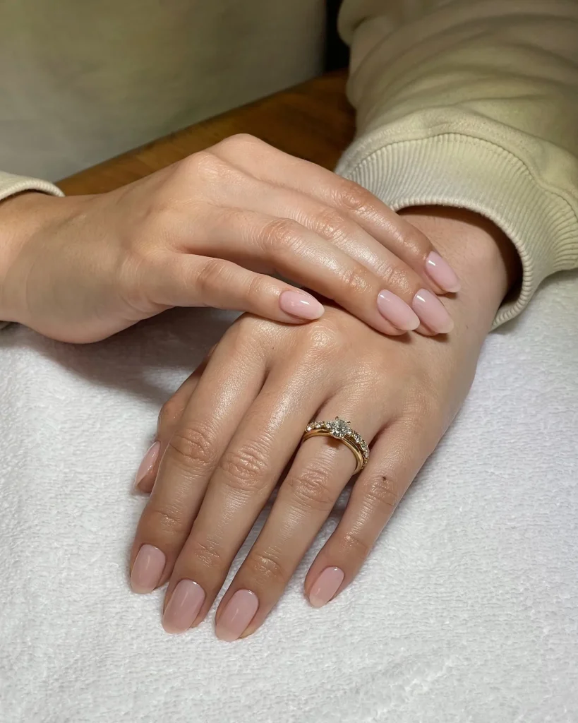 best nail shape for women over 50 — oval rounded square flattering mature hands