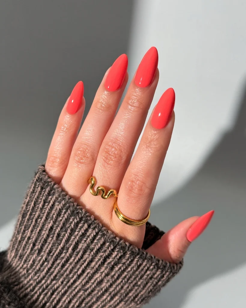 peach coral nail colors for women over 50 — youth-boosting warm flattering manicure