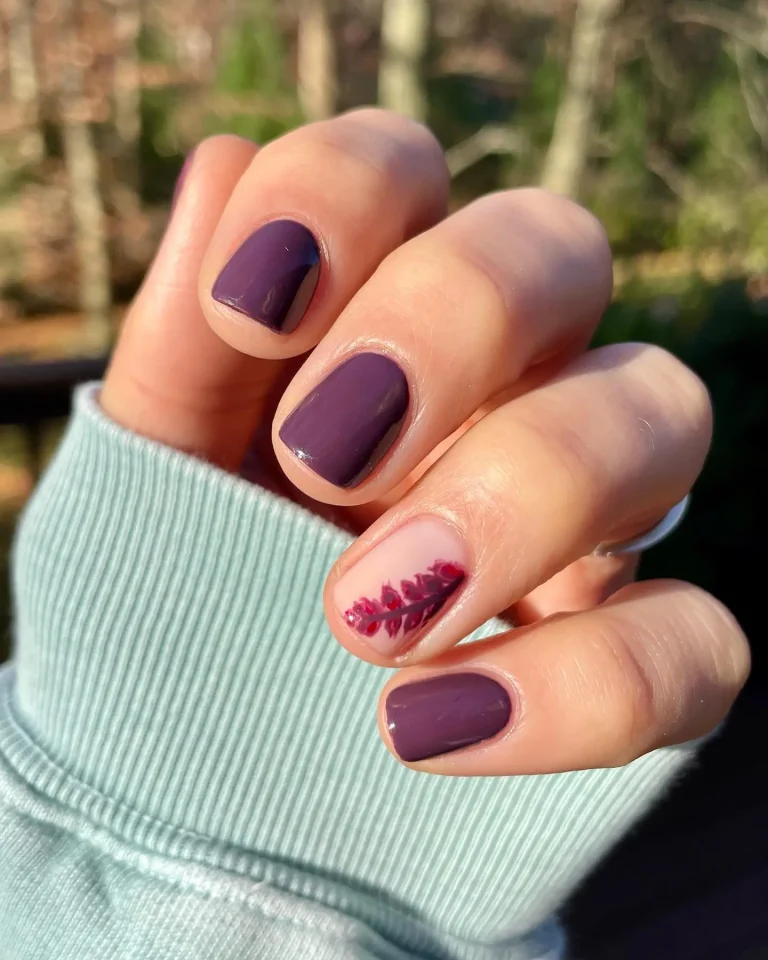 30 Trendy Short Fall Nails Perfect for a Classy Look 2 short fall nails 2026 — trendy classy elegant autumn manicure designs